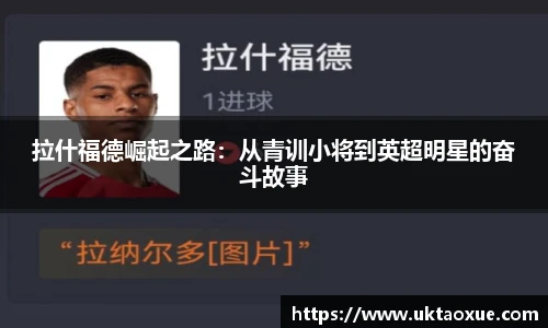 拉什福德崛起之路：从青训小将到英超明星的奋斗故事
